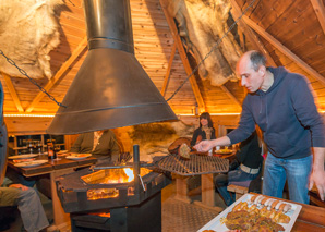 Grillspass im Lapplandhaus