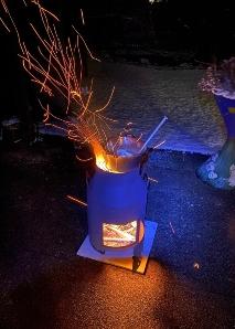 Outdoor-Fondue oder -Raclette