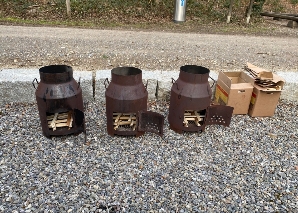 Outdoor-Fondue oder -Raclette