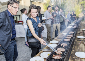 Barbecue fun on the longest barbecue in Switzerland
