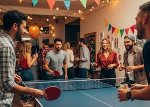 Tavolata italiana mit Pingpong