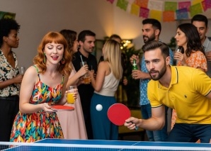 Tavolata italiana mit Pingpong