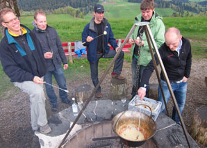Waldfondue im Emmental