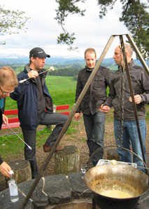 Waldfondue im Emmental