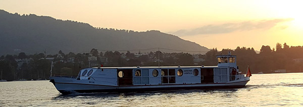 Banquet sur le bateau Zürichsee