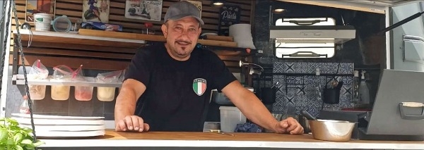 Neapolitanischer Pizza-Foodtruck