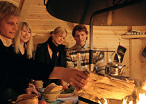 Grillhüttenzauber im Lapplandhaus